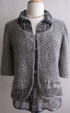 Crocheted Jacket, Irene & Mr.Sheep Co.