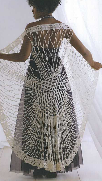 Orchid Circular Shawl