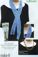 Hip Beaded Square Scarf