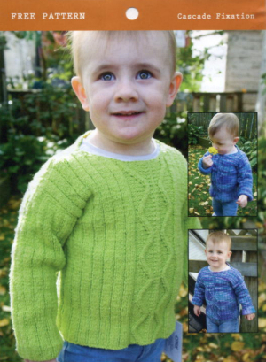 Baby Rib Pullover, Cascade Fixation