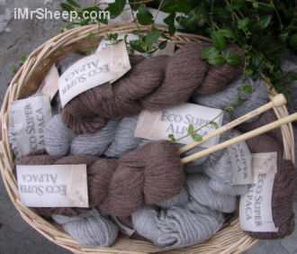 ECOLOGICAL ALPACA [100% Superfine Alpaca Undyed]