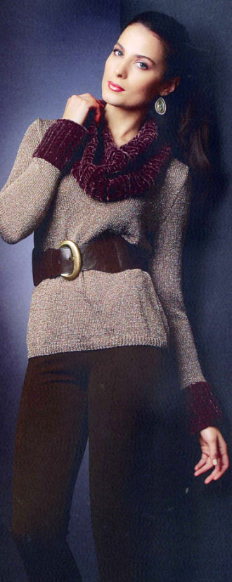 Katia Velvet Snood Scarf