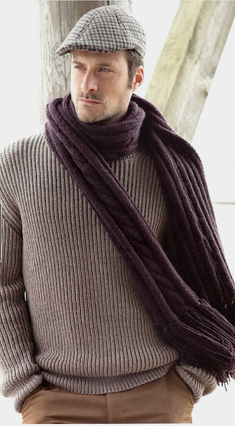 Men's Pullover, Lana Grossa