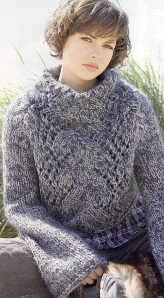 Raglan Pullover, Verena knitting magazine