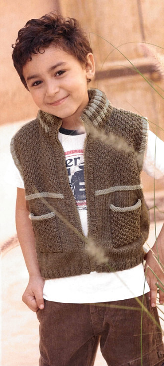 Rallye Vest, Burda Tricot