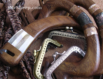 Baghandles: Leather, Abaca, Wooden, Metal Frame, Plastic