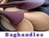 Leather, Abaca, Metal Frame Baghandles, Irene & Mr.Sheep