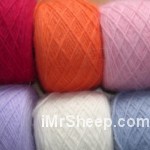100% Angora for machine knitting
