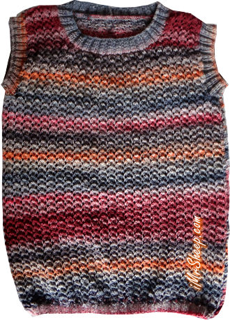 MERINO WOOL BOBBLE MESH TOP, Irene & Mr. Sheep Co.