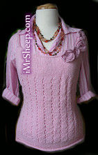 Irene & Mr.Sheep Knitwear, Pink Singlet