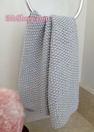 ORGANIC COTTON HAND TOWEL, Irene & Mr. Sheep