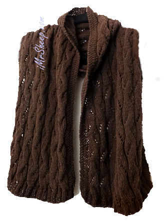 YAK WOOL LACE SCARF, Irene & Mr. Sheep Co.