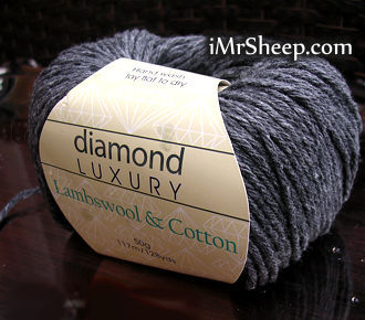 Diamond LAMBSWOOL & COTTON [55% Lambswool, 45% Cotton], Worsted