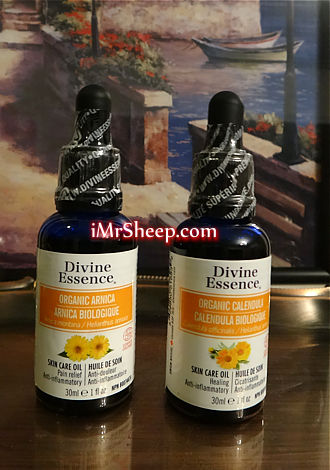 DIVINE ESSENCE CERTIFIED ORGANIC SKIN CARE OILS, Irene and Mr. Sheep