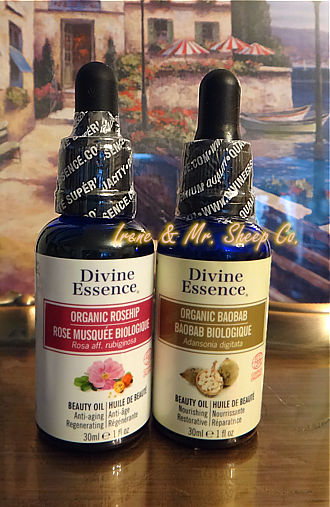 DIVINE ESSENCE CERTIFIED ORGANIC SKIN CARE OILS, Irene and Mr. Sheep