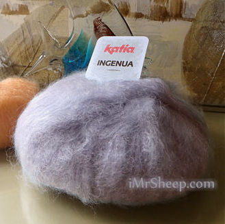Fil Katia INGENUA [78% Mohair, 9% Wool, 13% Polyamide], Classic Chunky