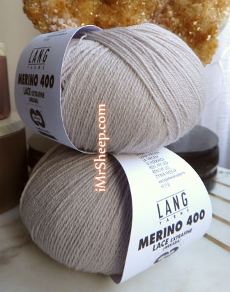 Lang MERINO 400 LACE [100% Virgin Merino Extrafine Superwash], Lace weight
