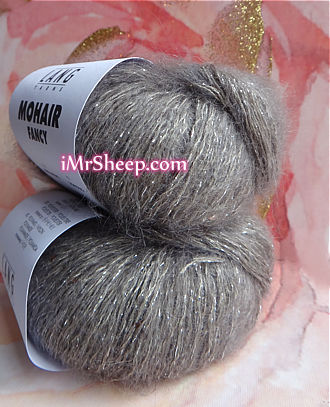 Lang MOHAIR FANCY [38% Superkid Mohair, 35% Wool, 18% Silk, 5% Metallic Polyester, 4% Polyamide], Double Knit