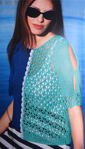 ASYMMETRICAL PULLOVER, Lana Grossa