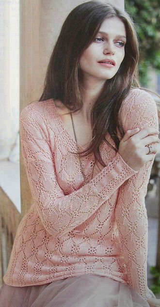 AJOURE PULLOVER, STRICK TRENDS 1-2018