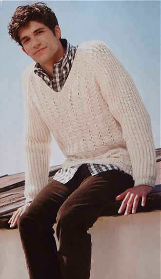 MEN'S PULLOVER, Verena No. 3, 2012.