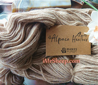 Manos del Uruguay ALPACA HEATHER [70% Wool, 30% Alpaca], Double Knit