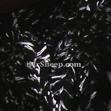 On Line MAXIMA [100% Acrylic], Knit Fuax Fur, 26 Black with White speckles