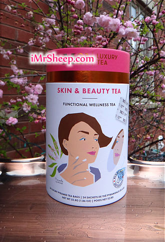 SKIN AND BEAUTY TEA, 24 Pyramid Teabags