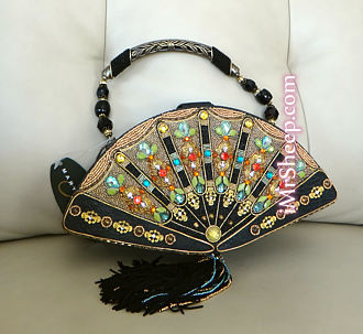Mary Frances FAN OUT PURSE